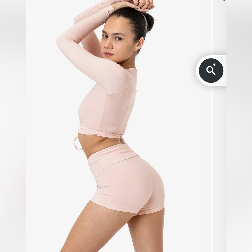 Los Angeles Apparel GARMENT DYE YOGA SHORTS